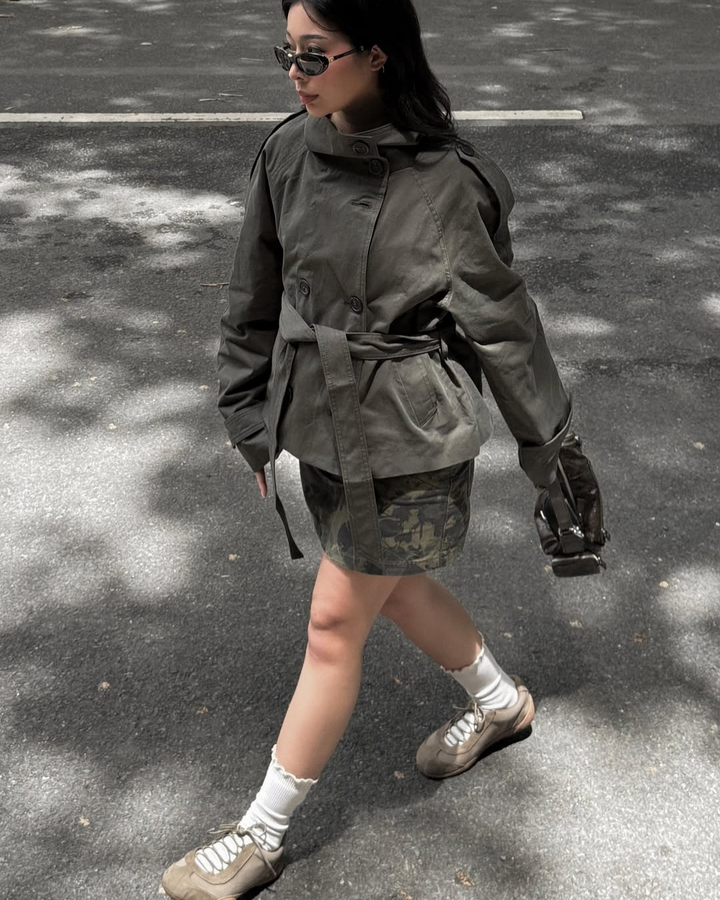 OLIVIA | Short Trench Coat