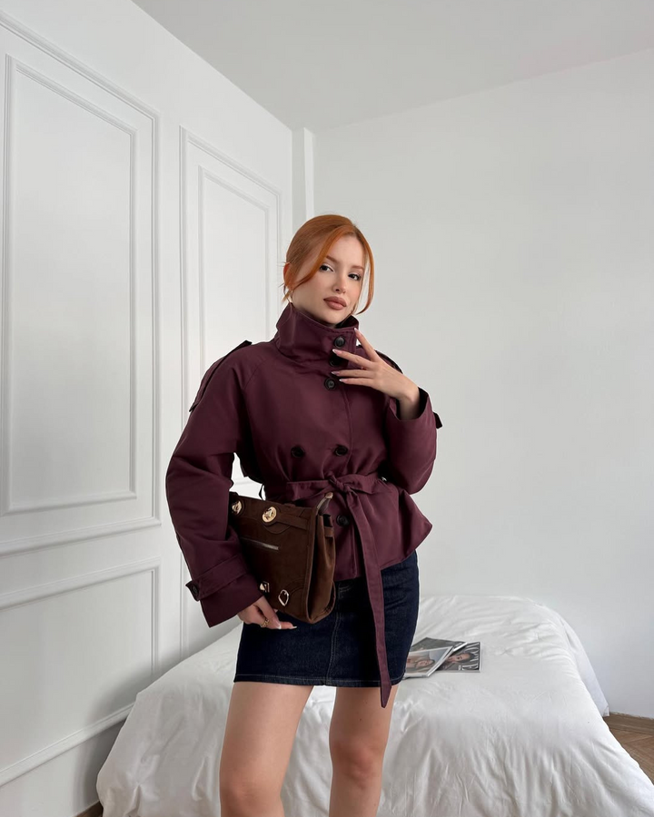 OLIVIA | Short Trench Coat